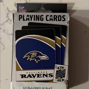 NFL Baltimore Ravens Playing Cards - Blue and Gold